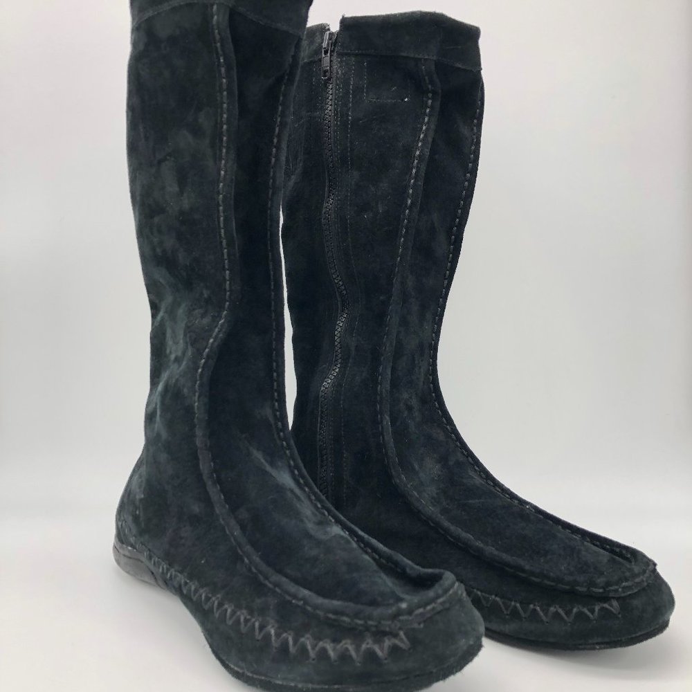 NEW! Gola Women's Kernel: black suede mid-calf boots size 9